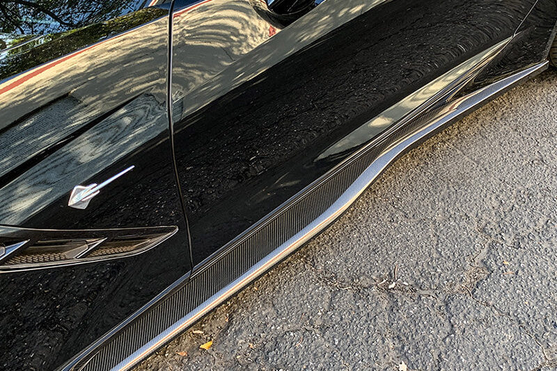 EOS 2014-2019 Chevrolet Corvette C7 Z06/Z07 Carbon Fiber Side Skirts