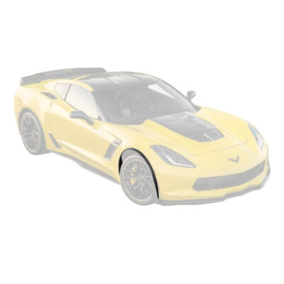 2014-2019 Chevrolet Corvette C7 Front Fender Flares Wheel Trim Kit