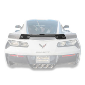 EOS 2014-2019 Chevrolet Corvette C7 Dark Tinted Wickerbill Rear Spoiler Extension