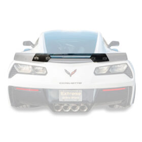 EOS  2014-2019 Chevrolet Corvette C7 Light Tinted Wickerbill Rear Spoiler Extension