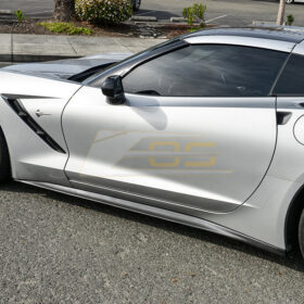 EOS 2014-2019 Chevrolet Corvette C7 Carbon Fiber Side Skirts