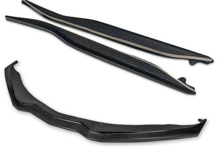 EOS 2014-2019 Chevrolet Corvette C7 Carbon Fiber Stage 2/3 Front Splitter & Side Skirts