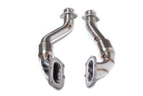 EOS 2014-2019 Chevrolet Corvette C7 3" Stainless Steel High Flow Cats Connection Downpipe - image 4