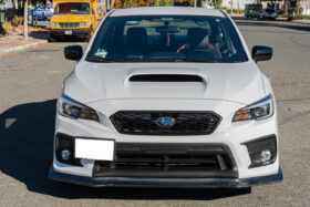 Extreme Online Store EOS Subaru WRX STi JDM CS Style Carbon Fiber Front Lip Splitter - Image 3