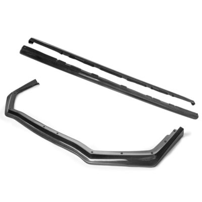 EOS 2018-2021 Subaru WRX STi JDM CS Style Carbon Fiber Front Lip Splitter & Side Skirts