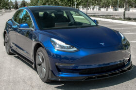 Extreme Online Store EOS Model 3 Performance Side Skirts for Tesla Model X - Image 4