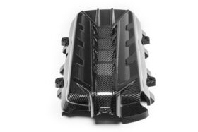 EOS 2020-2024 Chevrolet Corvette C8 Carbon Fiber LT2 Engine Cover - Image 2