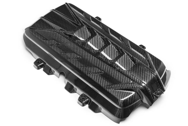 EOS 2020-2024 Chevrolet Corvette C8 Carbon Fiber LT2 Engine Cover - Image 4