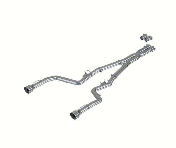 MBRP 2015-2021 Dodge Charger 5.7L 6.2L 6.4L Aluminized Steel Race Profile 3″ Cat-Back Exhaust
