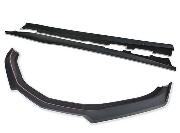 EOS 2016-2023 Chevrolet Camaro SS 6th Gen Facelift 1LE Front Splitter Lip & Side Skirts - Unpainted