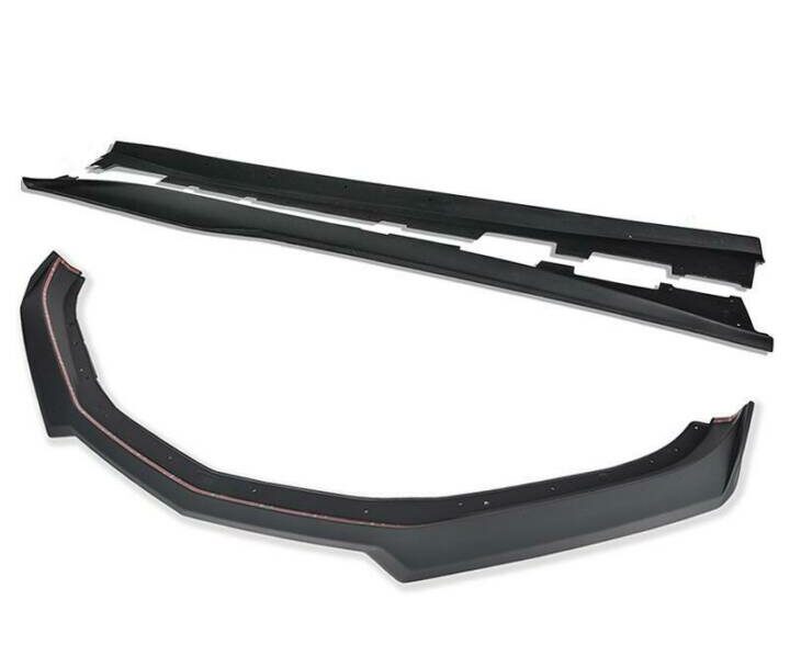 EOS 2016-2023 Chevrolet Camaro SS 6th Gen Facelift 1LE Front Splitter Lip & Side Skirts - Unpainted