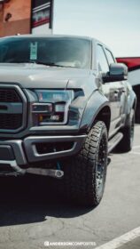 Anderson Composites 2017-2020 Ford Raptor Carbon Fiber Type-Wide Front Fender Flares - Image 3