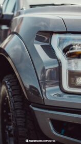 Anderson Composites 2017-2020 Ford Raptor Carbon Fiber Type-Wide Front Fender Flares - Image 1