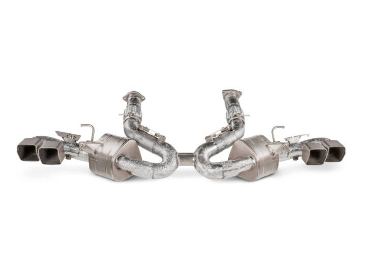 Akrapovic 2020-2024 Chevrolet Corvette C8 Slip-On Line Titanium Exhaust