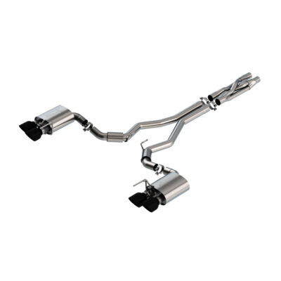Borla 2020-2022 Ford Mustang Shelby GT500 ATAK Cat-Back Exhaust System – Black Chrome Tips