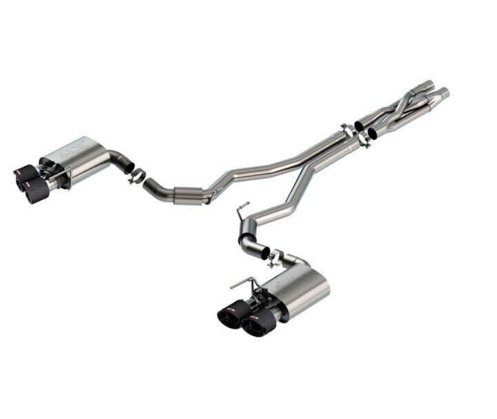 Borla 2020-2022 Ford Mustang Shelby GT500 ATAK Cat-Back Exhaust System – Carbon Fiber Tips