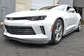 EOS 2016-2018 Chevrolet Camaro RS T6 Performance Package Carbon Fiber Front Splitter Lip w/ Side Extension - Image 2