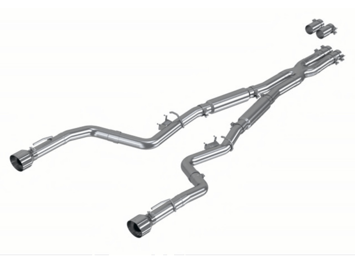 MBRP 2015-2021 Dodge Charger 5.7L 6.2L 6.4L T304 Stainless Steel Street Profile 3″ Cat-Back Exhaust