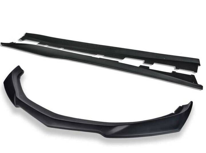 EOS 2019-2021 Chevrolet Camaro ZL1 Conversion Glossy Black Front Splitter Lip & Side Skirts