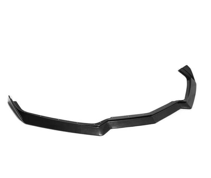 EOS  2020-2024 Chevrolet Corvette C8 5VM Style Front Splitter Lip (Unpainted) Plastic Black