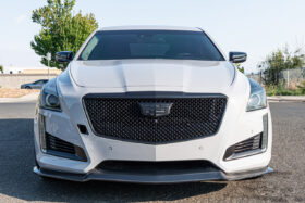 EOS 2014-2019 Cadillac CTS Vsport Carbon Fiber Front Splitter - Image 2