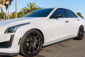 EOS 2014-2019 Cadillac CTS Carbon Fiber Side Skirts - Image 2