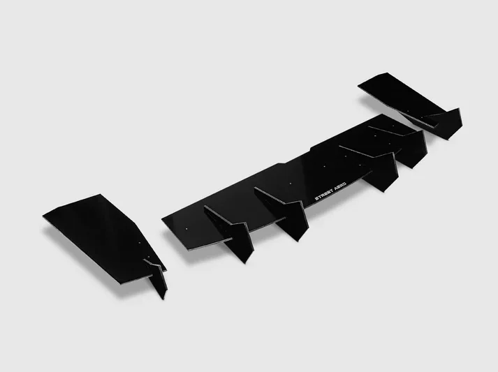 Street Aero 2015-2017 Ford Mustang Classic Edition Rear Diffuser