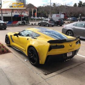 EOS 2014-2019 Chevrolet Corvette C7 Primer Black Stage 3 Aerodynamic Full Body Kit