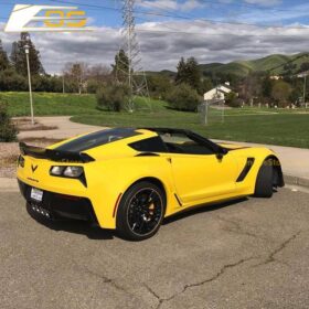 EOS 2014-2019 Chevrolet Corvette C7 Primer Black Stage 3 Aerodynamic Full Body Kit
