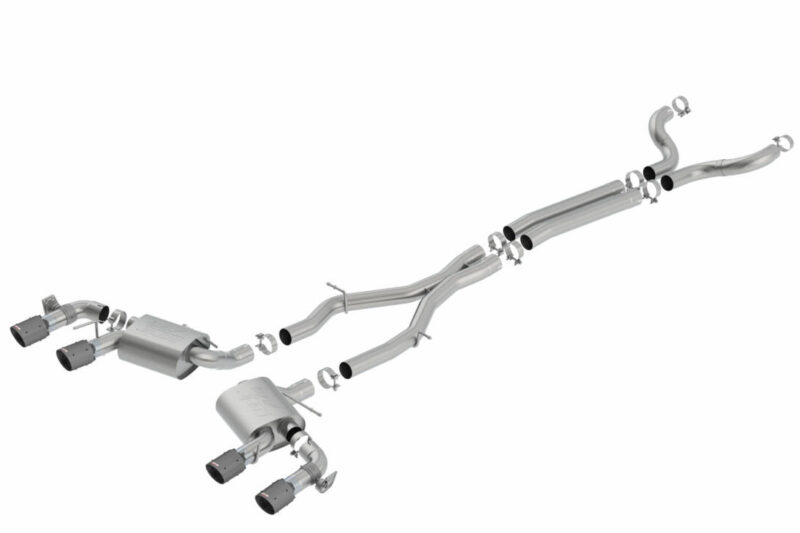 Borla 2017-2021 Chevrolet Camaro ZL1 Atak Cat-Back Exhaust - Carbon Fiber Tips