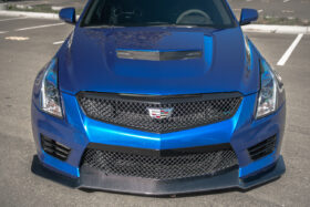 EOS 2016-2019 Cadillac ATS-V Carbon Fiber Extended Front Splitter - Image 2