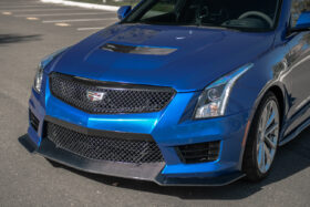 EOS 2016-2019 Cadillac ATS-V Carbon Fiber Extended Front Splitter - Image 1