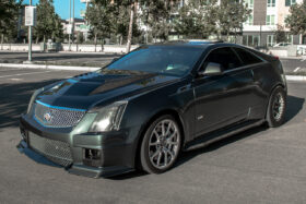 EOS 2009-2015 Cadillac CTS-V Carbon Fiber Front Splitter Lip & Side Skirts - Image 1