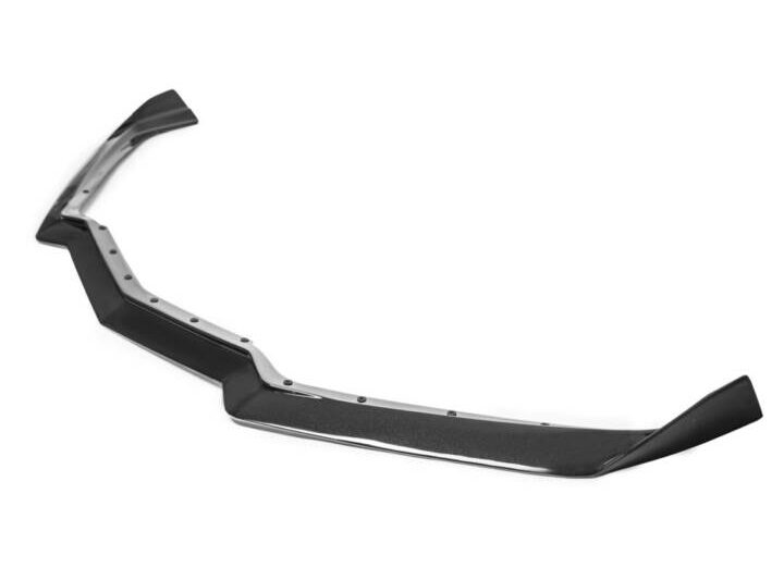 EOS 2020-2024 Chevrolet Corvette C8 5VM Style 1-Piece Front Splitter Lip - Carbon Flash