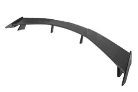 EOS 2020-2024 Chevrolet Corvette C8 Carbon Fiber Wickerbill Rear Spoiler High Wing - Image 3