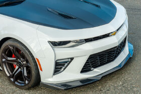 EOS 2016-2018 Chevrolet Camaro Hydro-Dipped Carbon Fiber Front Splitter - Image 2