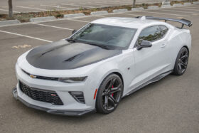 EOS 2016-2021 Chevrolet Camaro | ZL1 Style Carbon Fiber Front Lip Side Skirts & 1LE Rear High Wing - Image 1