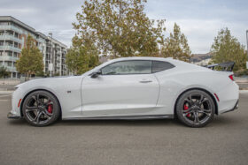 EOS 2016-2021 Chevrolet Camaro | ZL1 Style Carbon Fiber Front Lip Side Skirts & 1LE Rear High Wing - Image 3