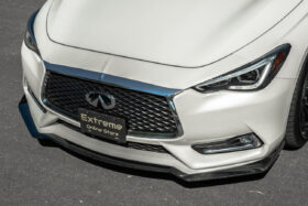 Extreme Online Store EOS Infiniti Q60 Carbon Fiber Front Lip Splitter - Image 2