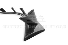EOS 2020-2024 Chevrolet Corvette C8 Carbon Fiber Wickerbill Rear Spoiler High Wing - Image 5