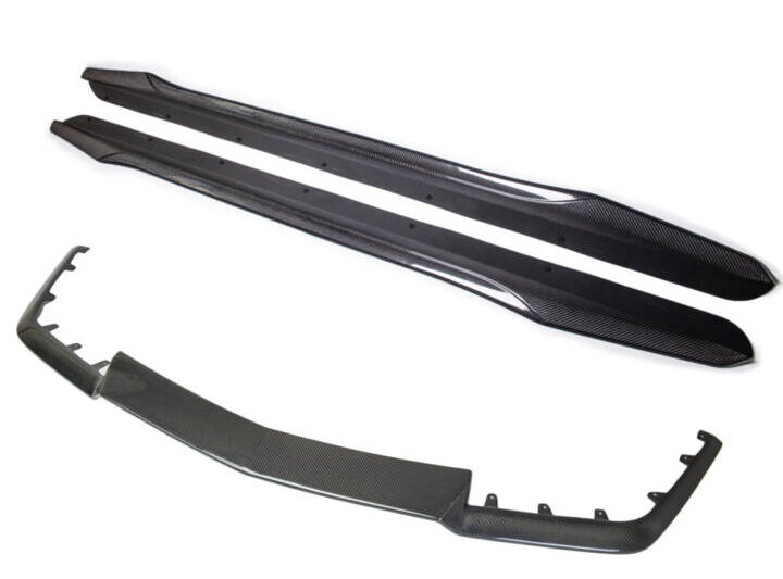 EOS 2009-2015 Cadillac CTS-V Carbon Fiber Front Splitter Lip & Side Skirts