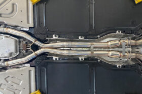 EOS 2014-2019 Chevrolet Corvette C7 3" Cat Connect Performance X-Pipe Mid Pipe - Image 1
