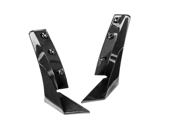 EOS 2014-2019 Chevrolet Corvette C7 Z06 Stage 3 Carbon Fiber Front Splitter Side Winglet Extensions