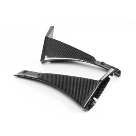 EOS 2014-2019 Chevrolet Corvette C7 Z06 Stage 3 Carbon Fiber Front Splitter Side Winglet Extensions - Image 1