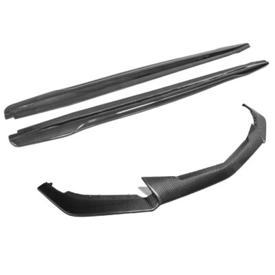 EOS 2016-2019 Cadillac ATS-V  Front Splitter Lip & Side Skirts -Carbon Fiber