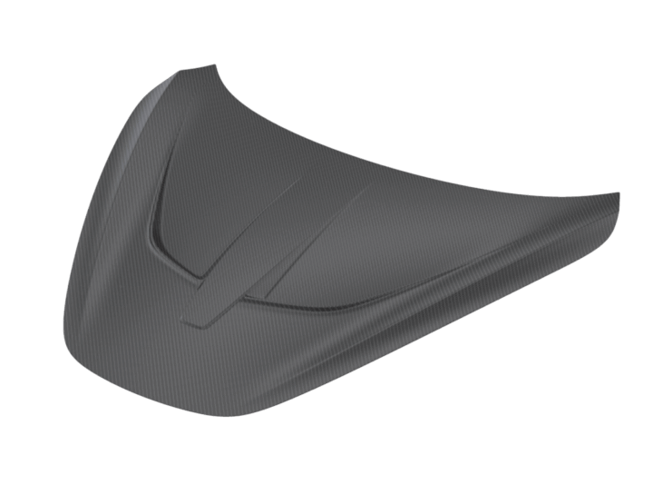 1016 Industries 2017-2023 McLaren 720S Carbon Fiber Race Hood
