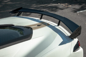 EOS 2020-2024 Chevrolet Corvette C8 Carbon Flash Wickerbill Rear Spoiler High Wing - Image 2