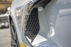 EOS 2020-2024 Chevrolet Corvette C8 Black Side Intake Mesh Inserts - Image 1