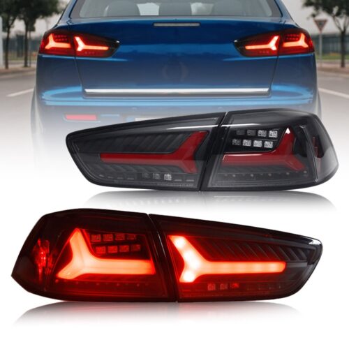 Vland 2008-2018 Mitsubishi Lancer EVO X LED Tail Lights w/ Sequential Turn Signal