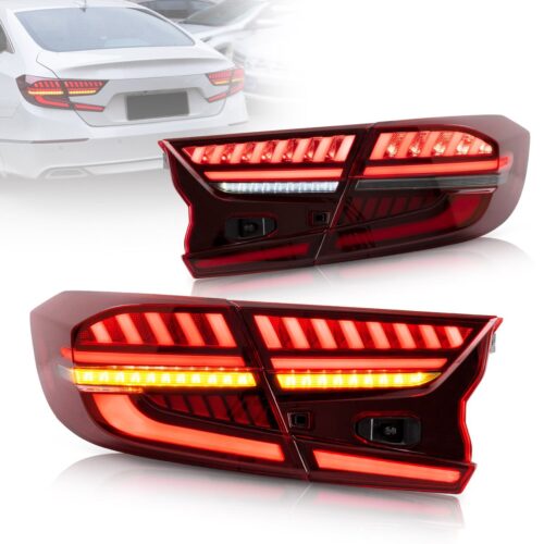 Vland 2018-2020 Honda Accord LED Tail Lights w/ Sequential Indicators